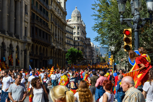 Каталония опять переживает волну демонстраций